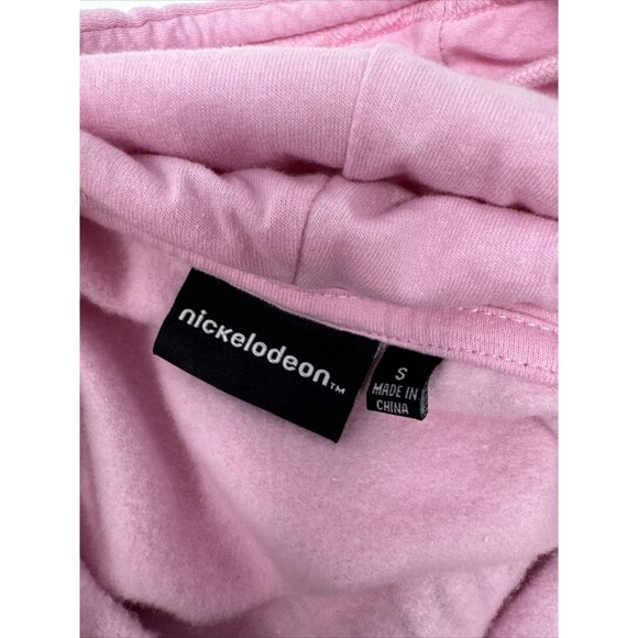 Nickelodeon Spongebob Bikini Bottom Driver's License Pink Pullover Hoodie Mens S - Picture 6 of 8